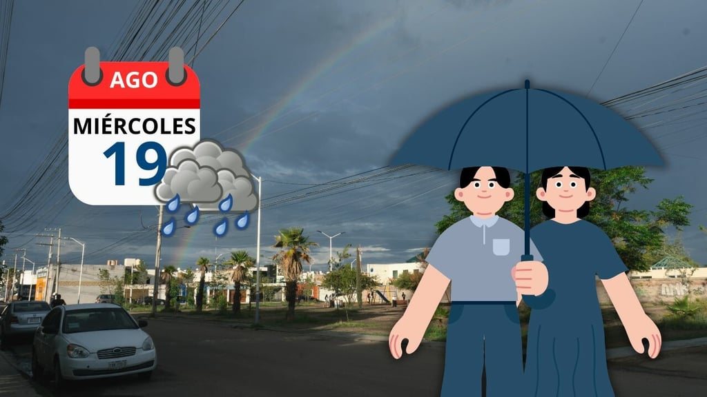 Durango tendrá lluvias este miércoles 19 de agosto; ¿aplica para la capital? Esto dice Conagua