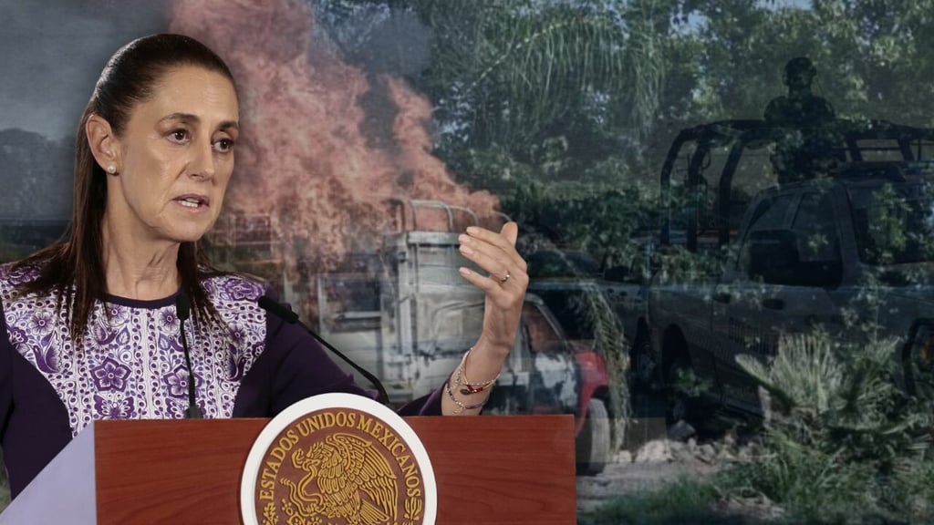 Sheinbaum confirma operativo en Michoacán; ¿qué se sabe y qué carreteras están bloqueadas?