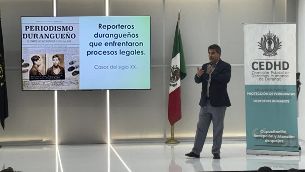Exponen historia jurídica y censura en el periodismo duranguense del siglo XX