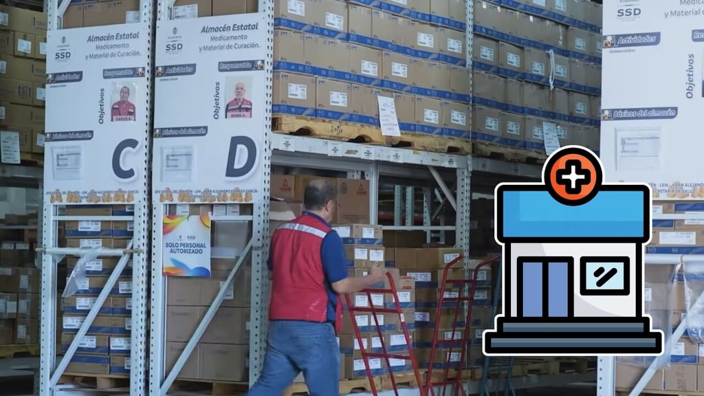 Avanza distribución de medicamentos en hospitales y centros de salud de Durango