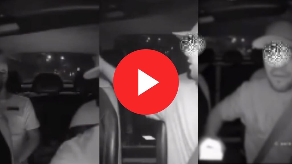 ¿Karma instantáneo?, pasajero se negó a pagar viaje en taxi y escapó, pero olvidó su celular | VIDEO