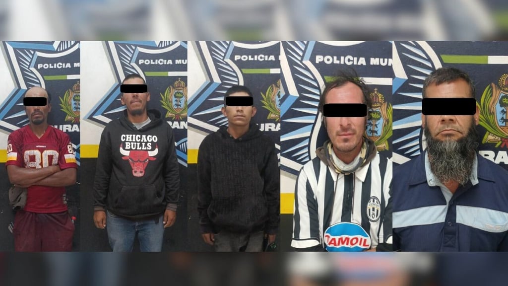Cinco hombres son detenidos por consumir marihuana en la Rosas del Tepeyac