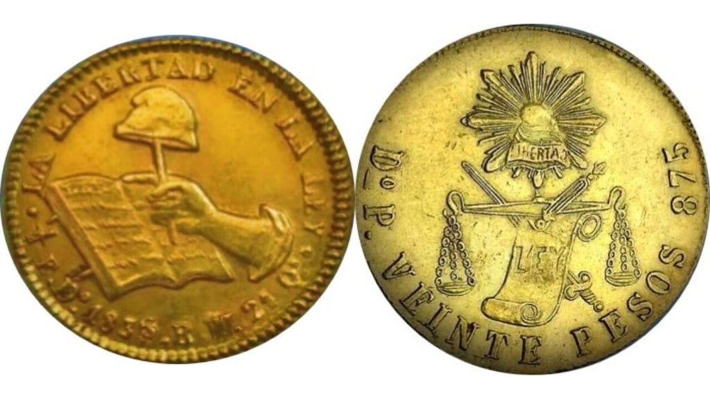 Las acuñaciones de monedas de oro en la Casa de Moneda en Durango 1833-1844