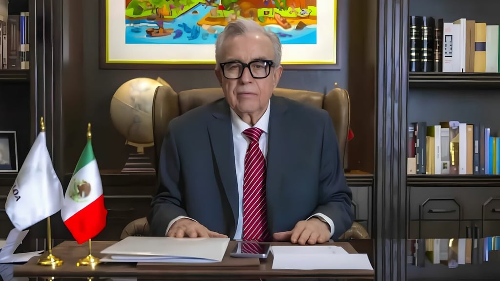 Rocha Moya pide licencia, otra vez