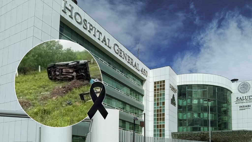 Hombre muere en el Hospital General 450 cuatro días después de sufrir una volcadura en Mezquital