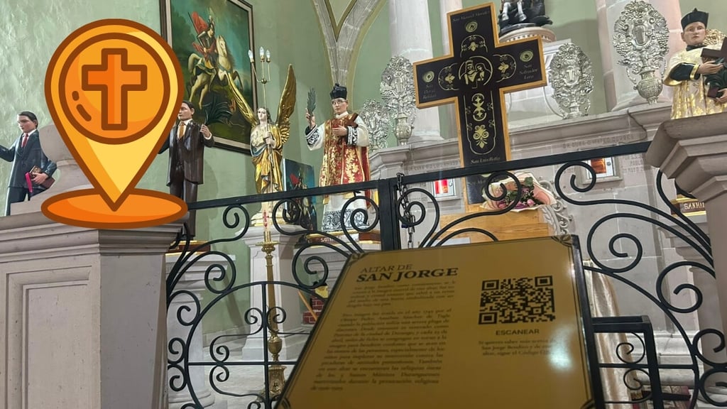 A través de códigos QR, los visitantes pueden acceder a más información sobre los altares de Catedral
