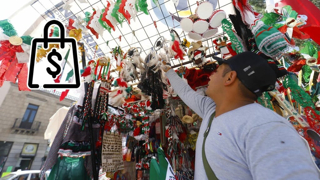 Empiezan ventas en vía pública de Durango de productos alusivos al mes patrio