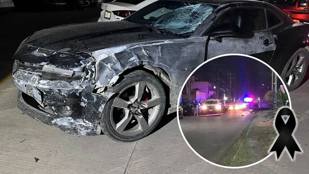Cae conductor de Camaro que jugaba carrera clandestina y atropelló a mujer en Durango