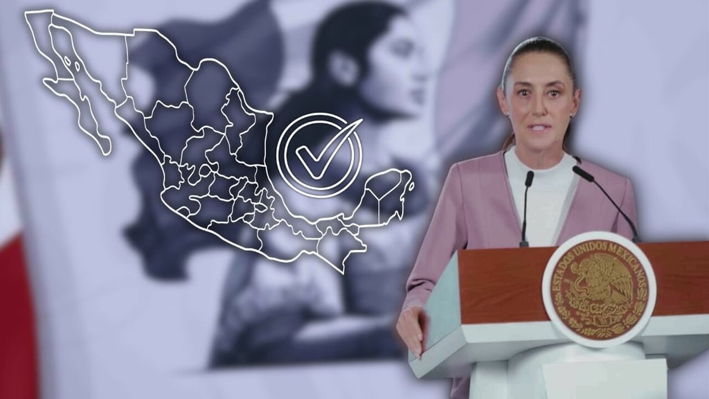 'México va bien', afirma Sheinbaum a días de su segundo informe de Gobierno