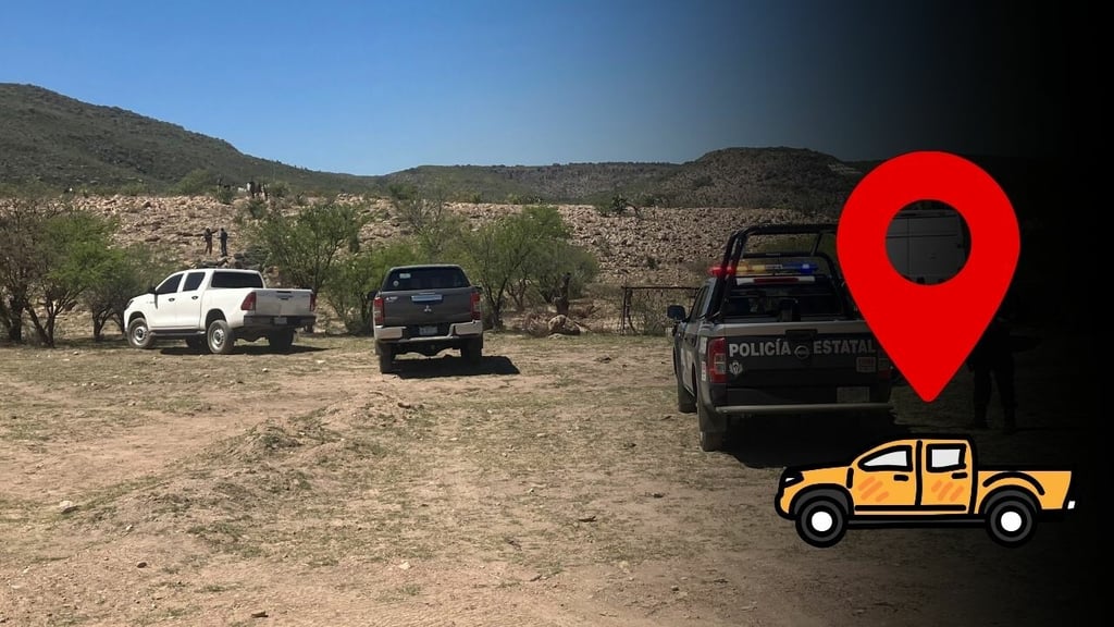 Abandonan camioneta robada en carretera de Santiago Papasquiaro