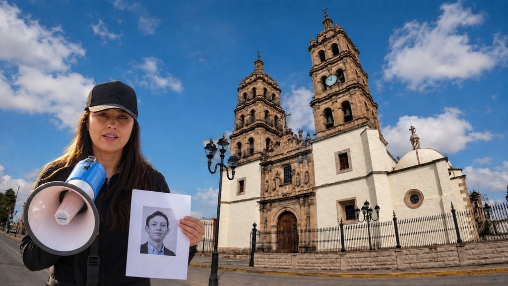 Familia de Carlos Emilio invita a misa por las personas desaparecidas en Catedral de Durango