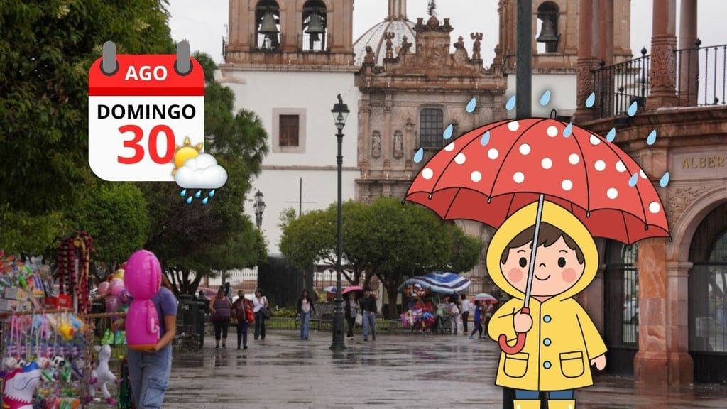 Domingo lluvioso para Durango; ¿en qué zonas? Esto dice el pronóstico de HOY 30 de agosto