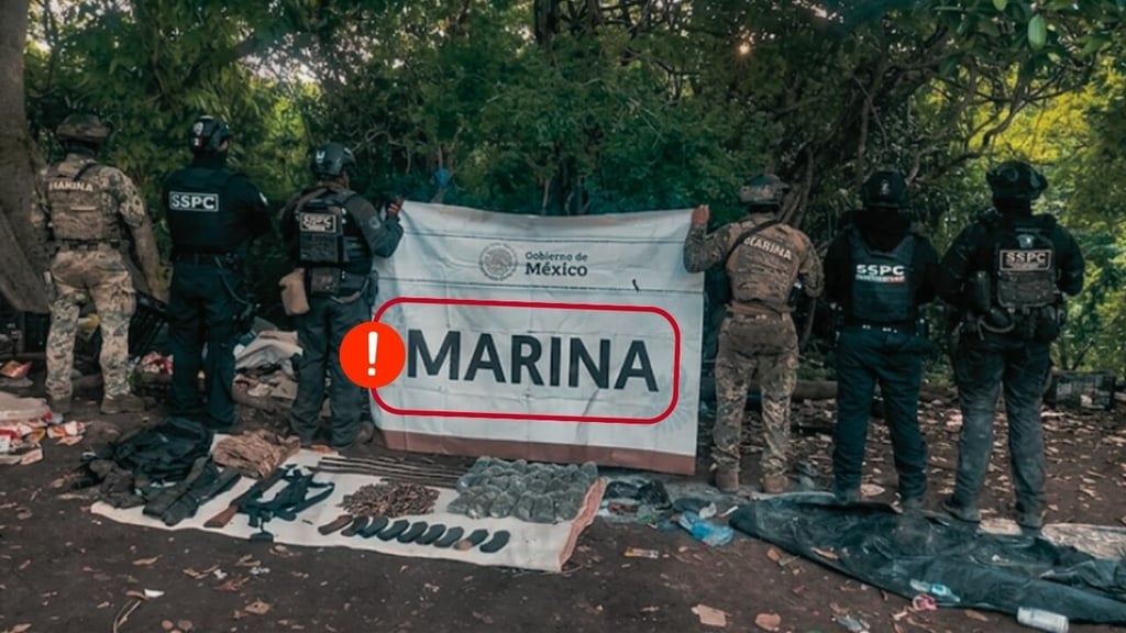 Desmantelan narcocampamento y detienen a 8 personas; aseguraron armas de fuego y droga
