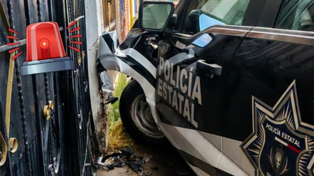 Choque entre Policía Estatal y auto particular deja lesionados en el Benito Juárez