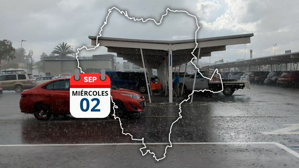 ¿Sí lloverá en Durango este miércoles? Esto dice el SMN en el pronóstico de HOY 2 de septiembre