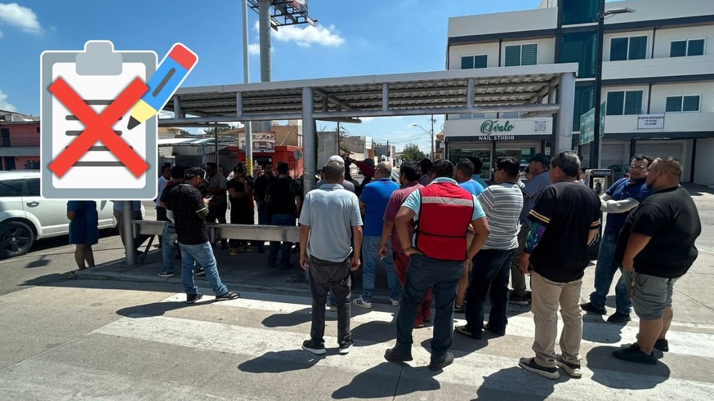 Choferes de plataforma de Durango se manifiestan contra cobro por registro para poder trabajar