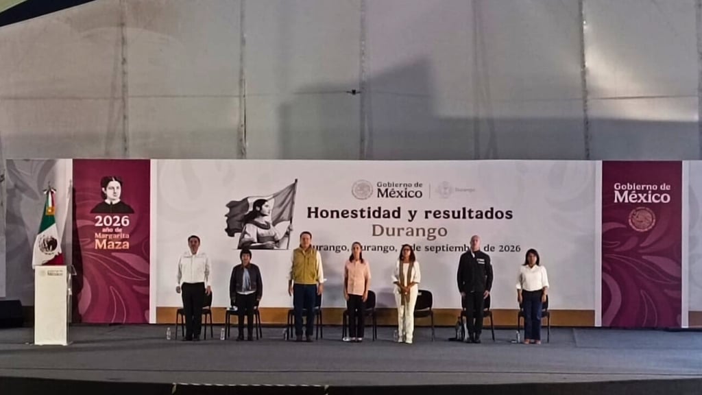 Sheinbaum presentó en Durango 'Honestidad y Resultados', por el segundo año de su Gobierno