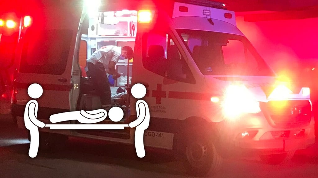 Fuerte choque en bulevar Francisco Villa deja a hombre con fracturas en la columna