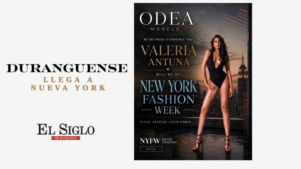 Valeria estará en el NYFW, donde se muestran las colecciones de diseñadores y marcas globales