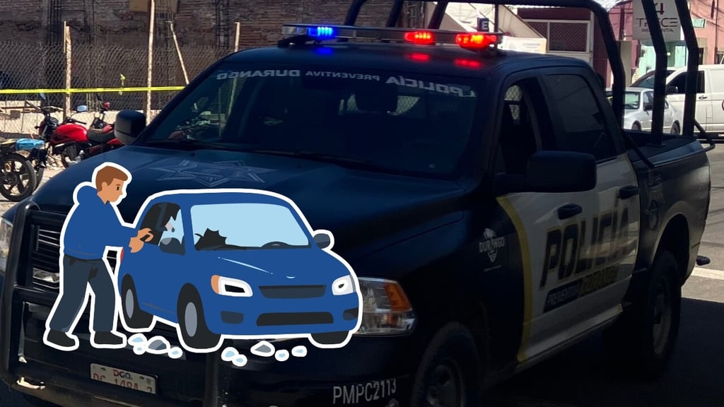 Roban 20 mil pesos y un celular tras dar cristalazo a camioneta en la Francisco Zarco