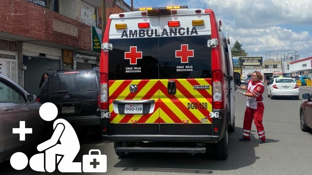 Camioneta en marcha de reversa atropella a mujer en el Centro de Durango