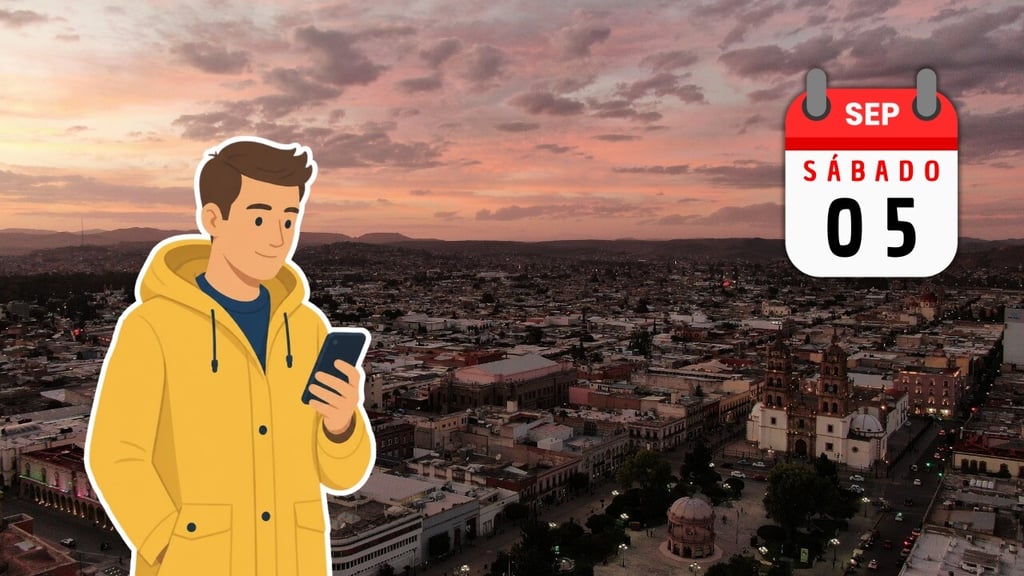 ¿Sábado soleado o lluvioso en la ciudad de Durango? Pronóstico para HOY 5 de septiembre