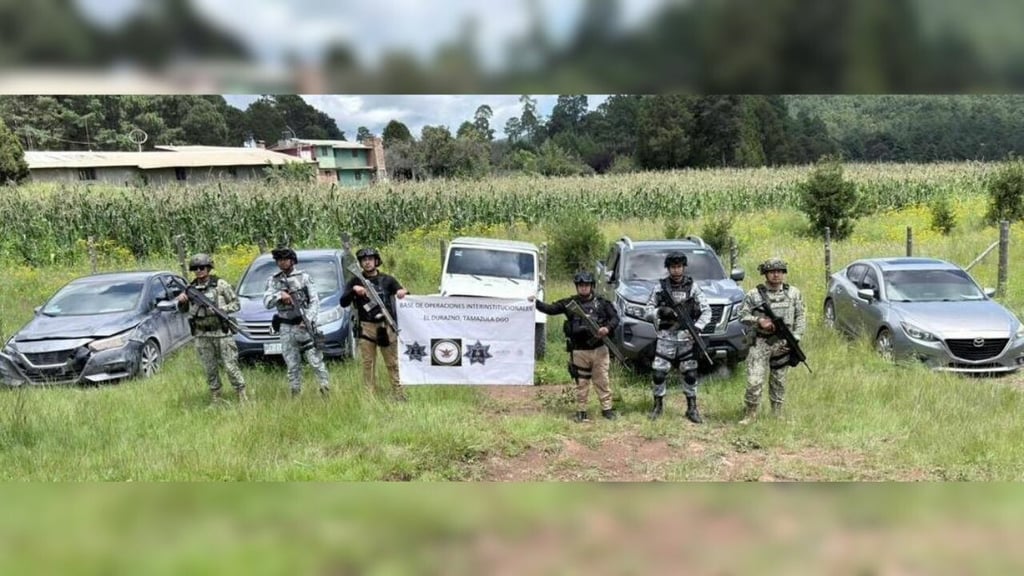 Ubican 5 vehículos robados en El Durazno, Tamazula