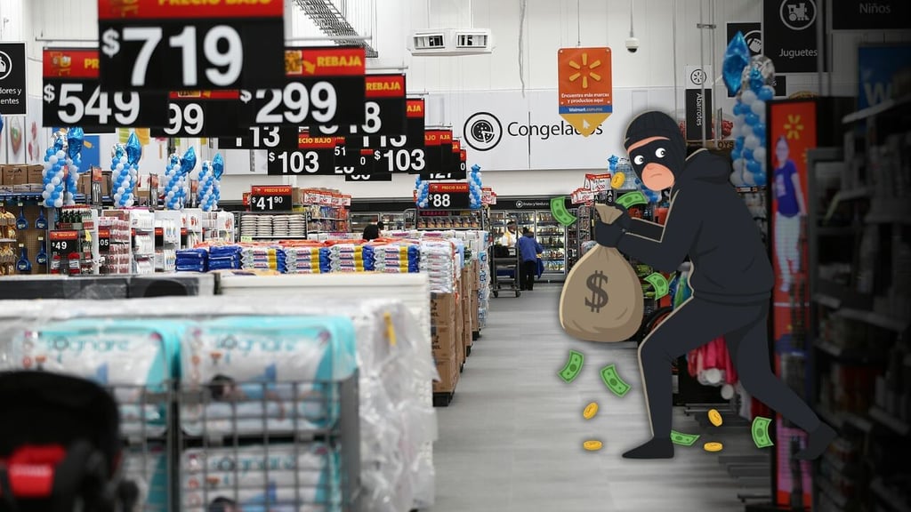 Fuerzan caja de valores de Walmart Durango y personal de vigilancia 'desaparece' del lugar