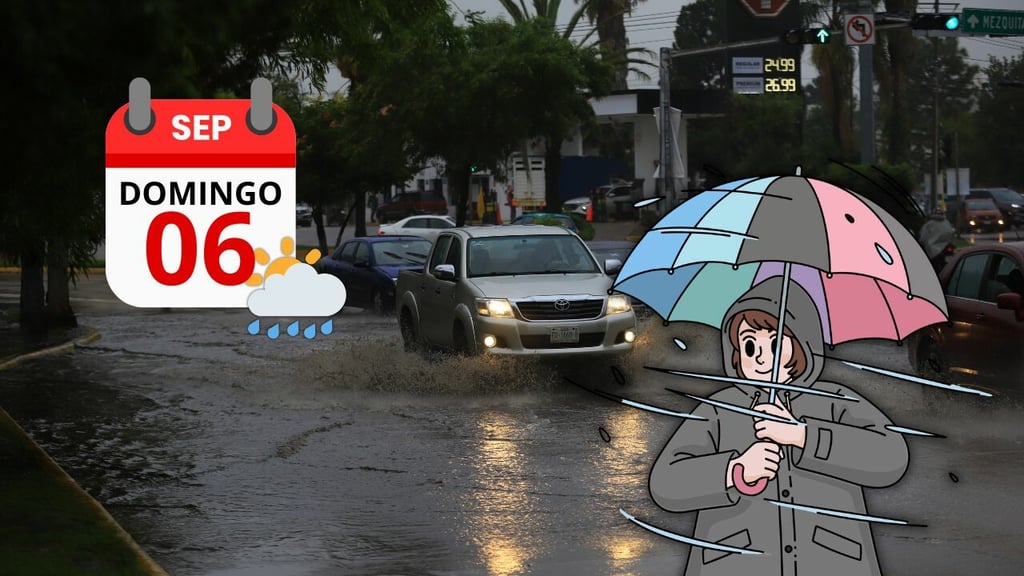 Durango tendrá un domingo con lluvias intensas; ¿en qué zonas? Pronóstico de HOY 6 de septiembre