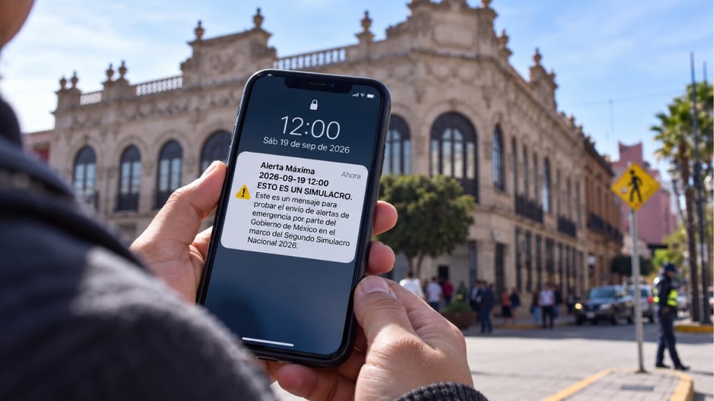 Segundo Simulacro Nacional 2026: Alerta sonará en celulares el 19 de septiembre; Durango simulará sismo de magnitud 5.2