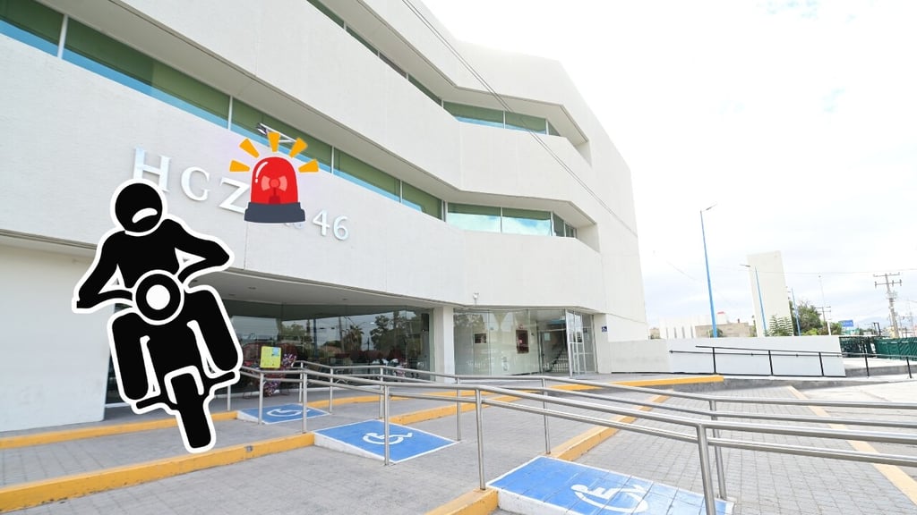 Joven derrapa en su motocicleta en Lerdo y muere horas después en el IMSS de Gómez Palacio