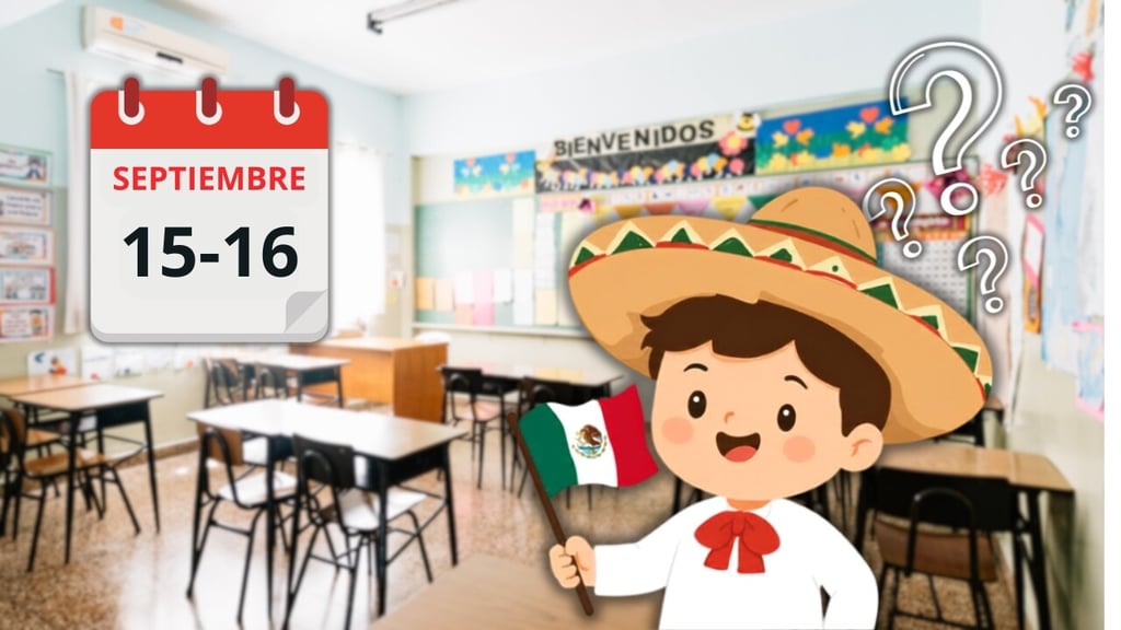 SEP: ¿Habrá clases el 15 y 16 de septiembre? Estos son los días de descanso según el calendario