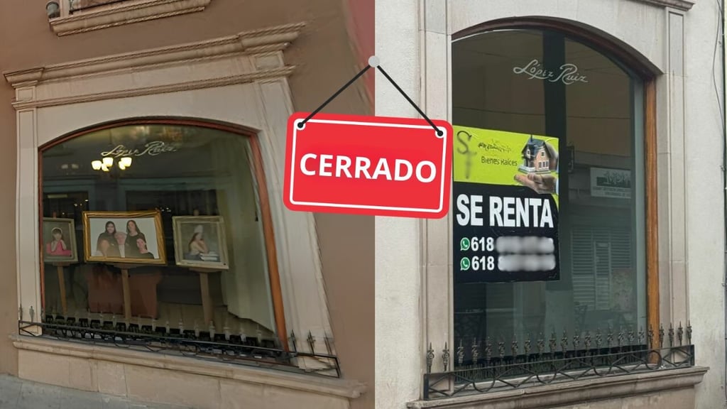 Conocido estudio fotográfico cierra sus puertas en Durango; local ya está en renta