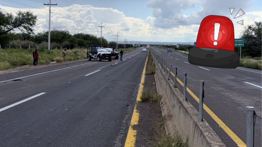 Hallan restos humanos esparcidos en carretera Durango-Zacatecas