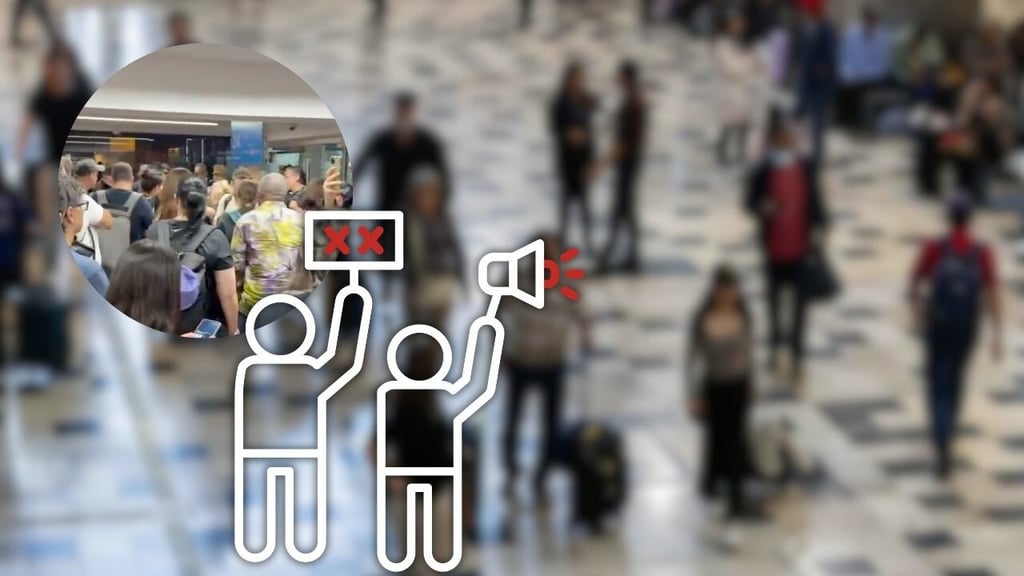 Caos en el AICM por doble cancelación de vuelo de Air France con destino a París