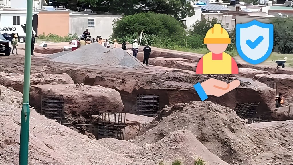 Llama CMIC a garantizar seguridad en obras tras accidente de trabajador atrapado en derrumbe