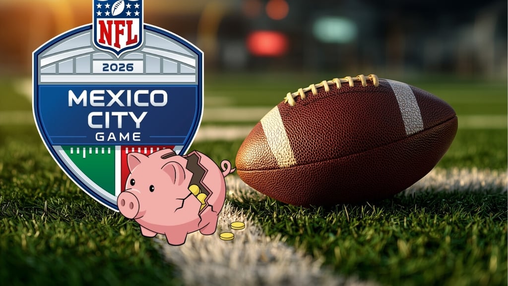 ¡A romper el cochinito! Revelan precios para el partido de la NFL en México