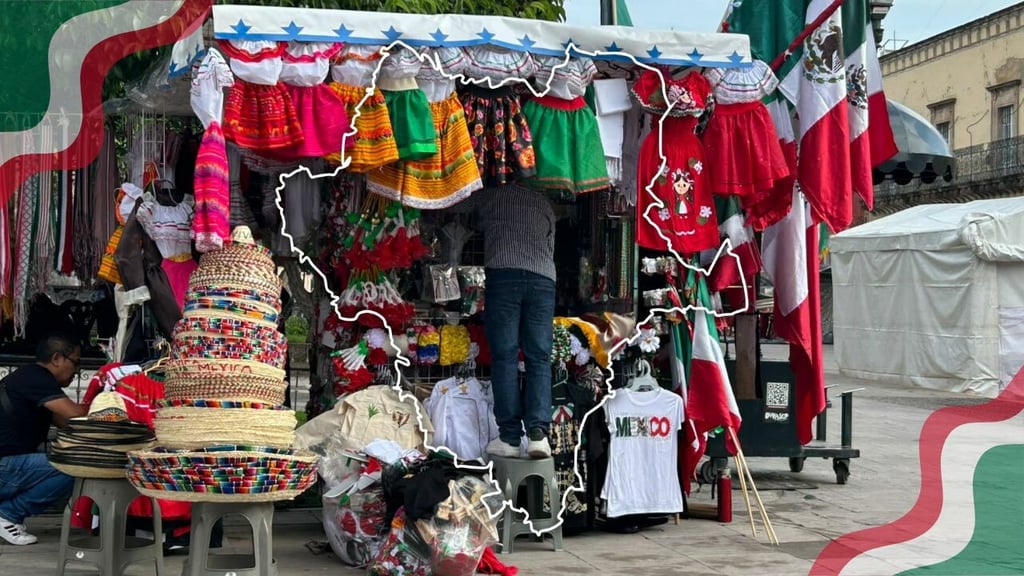 Comerciantes duranguenses instalan sus puestos para la verbena de la Independencia