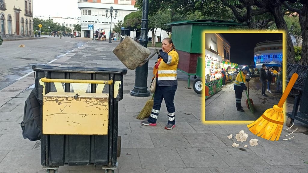 'El Grito' de Independencia en Durango dejó 80 toneladas de basura en Centro Histórico