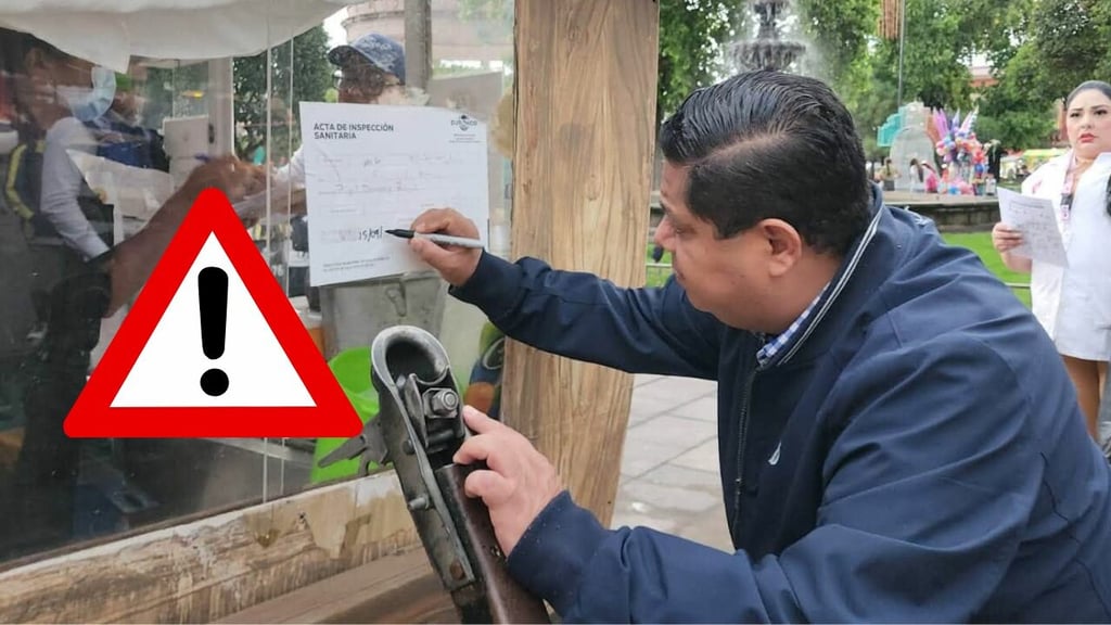 Puestos de la romería de 'El Grito' en Durango, se revisaron para prevenir riesgos de salud
