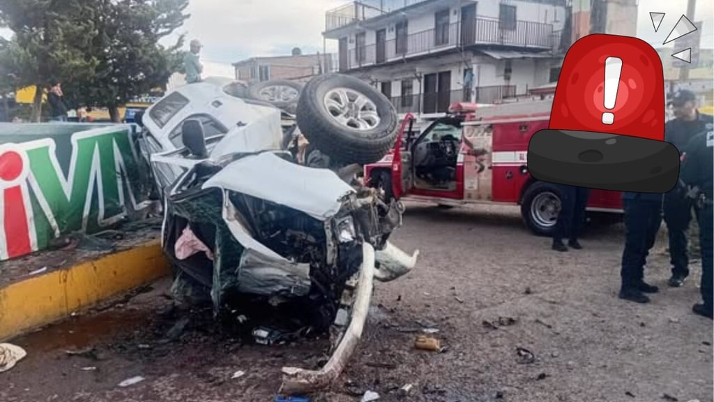 Volcadura en El Salto deja a adulto mayor gravemente lesionado