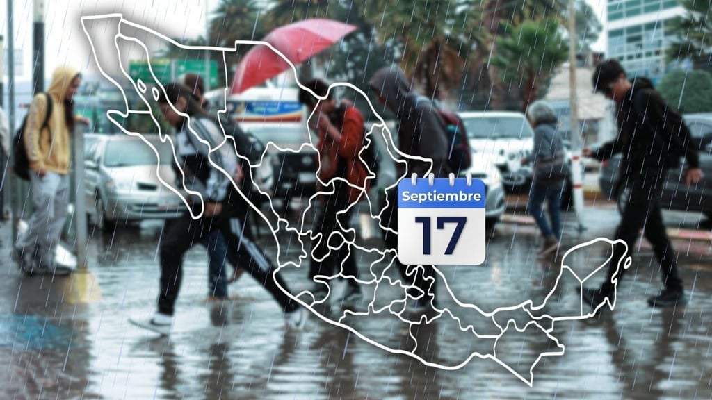 ¿Dónde habrá lluvias intensas de hasta 150 mm HOY 17 de septiembre? Esto dice el pronóstico