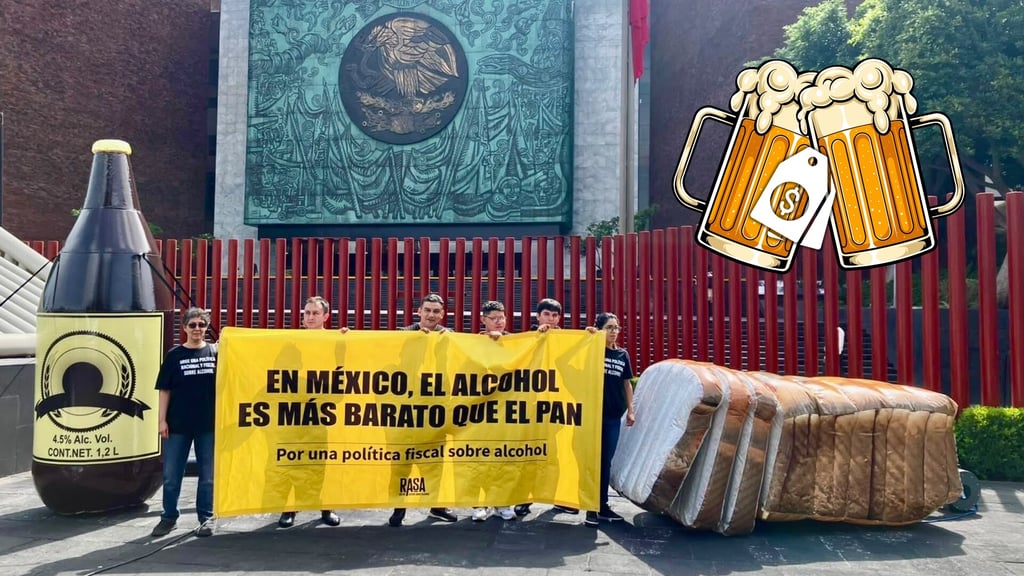 Alcohol cuesta menos que el pan de caja en México; piden actualizar impuestos