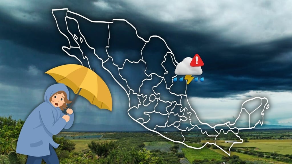 Estos estados en México tendrán lluvias muy intensas HOY 18 de septiembre