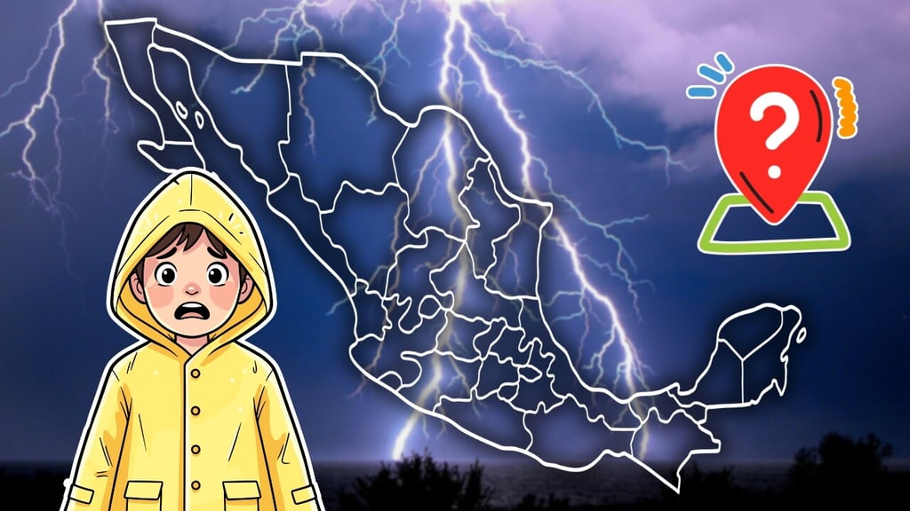 Prevén lluvias intensas de hasta 150 mm este 19 y 20 de septiembre en México, ¿en qué estados?