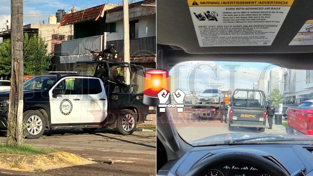Reportan 3 detenidos tras operativo de los 'Harfuch' en Durango este sábado; uno sería de Badiraguato