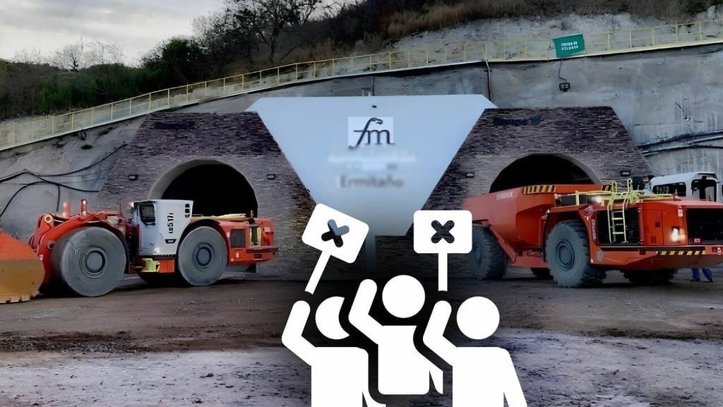 Mineros de Tayoltita paran labores en la unidad de San Dimas