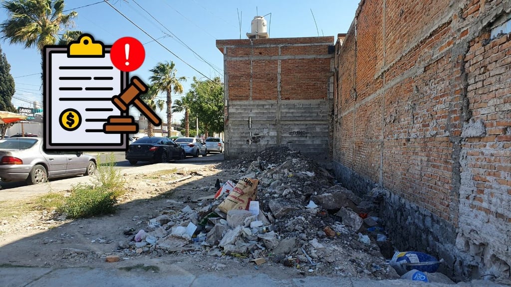 Esta sería la multa a pagar por tirar basura y residuos en la vía pública de Durango capital