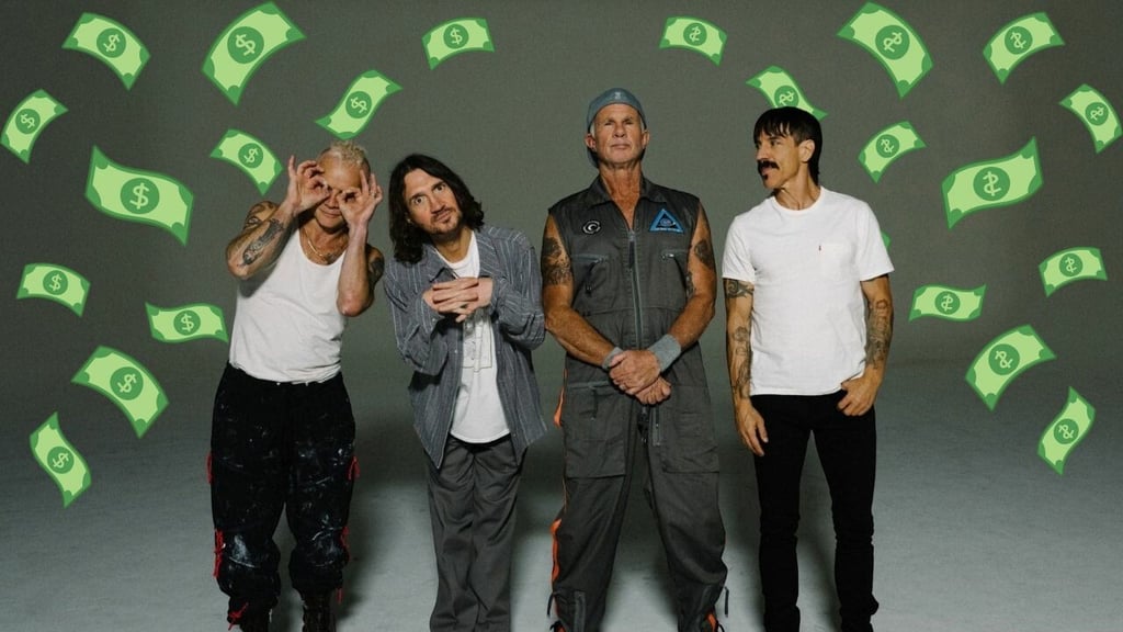 Los Red Hot Chili Peppers venden su música por más de 300 mdd