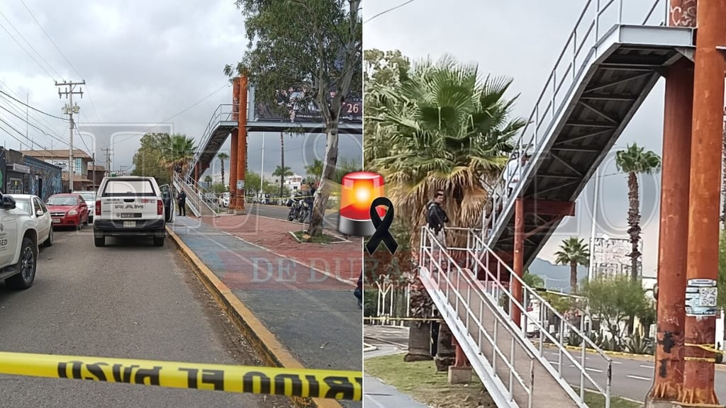 Mujer muere tras desvanecerse en puente peatonal de Domingo Arrieta; iba rumbo a su trabajo